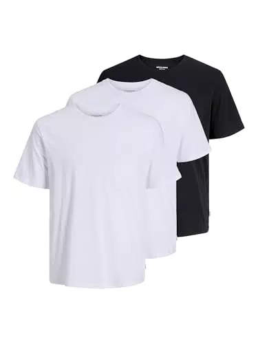 JACK & JONES JJEORGANIC Basic T-Shirt mit Rundhalsausschnitt
