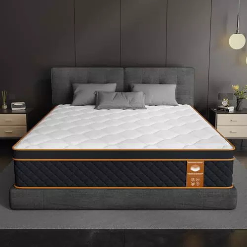 JAJALUYA Taschenfederkernmatratze H3 mittelfest, Rückenentlastung, 25cm hoch