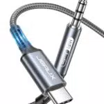 JSAUX USB-C auf AUX Kabel 3,5 mm – Kompatibel mit iPhone 15 Pro Max, Samsung Galaxy S24