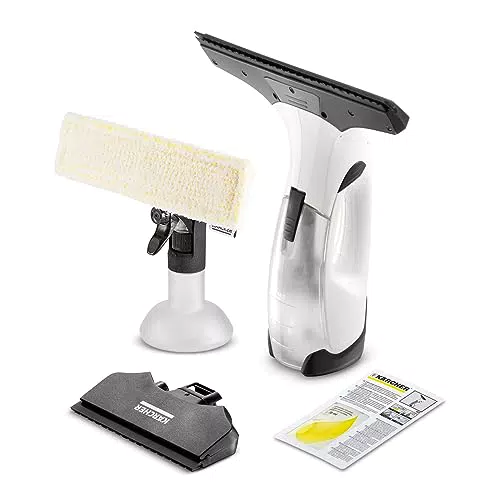 Kärcher WV 2 Plus N Akku-Fenstersauger mit LED-Anzeige und Sprühflasche