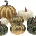 Kepfire Künstliche Kürbis Deko für Halloween und Herbst Dekoration