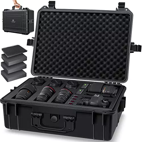 KESSER Kamerakoffer wasserdicht, universal anpassbar, Outdoor Fotokoffer