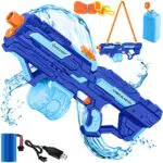 KESSER® Elektrische Wasserpistole mit Akku und 8m Reichweite für Kinder und Erwachsene