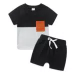 KIDDLETOWN Baby Jungen Sommer Outfit Kurzarm T-Shirt und Hose Set