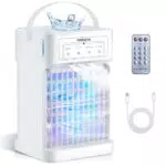 Klimaanlage Mobil 4-in-1 mit Wasserkühlung, 3 Windgeschwindigkeiten und Timer