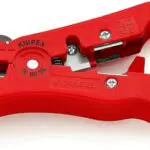 KNIPEX Abisolierwerkzeug 125 mm für Koaxial- und Datenkabel
