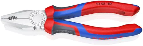 KNIPEX Kombizange 180 mm - Schneid- und Greifwerkzeug für Draht