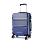 KONO Handgepäck Koffer Trolleys 55cm Leicht Hartschalenkoffer mit 4 Rollen und TSA Schloss
