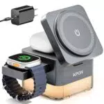 KPON 3-in-1 Induktive Ladestation für Apple Watch und iPhone mit MagSafe