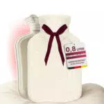 easy and green® Kuschel Wärmflasche aus Bio-Baumwolle für Schmerztherapie