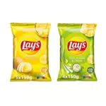 Lay's Partybox Snacks – Gesalzen und Sour Cream & Onion Geschmack