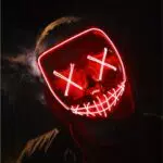 LED Purge Maske – Steuerbare Halloween Maske für Herren & Damen Kostüm