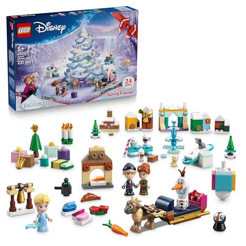 LEGO Disney Frozen Adventskalender 2025 – Kreatives Spielset für Kinder ab 5 Jahren