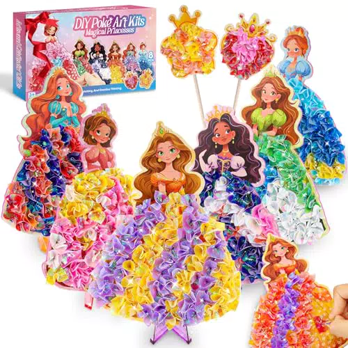 Leksakber Prinzessin Bastelset für Mädchen von 5 bis 10 Jahren - Kreatives Spielzeug