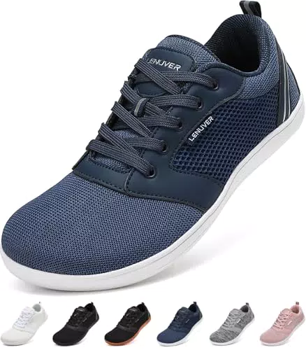 LENUVER Barfußschuhe Damen und Herren – Atmungsaktive Laufschuhe Sommer