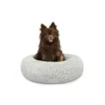 lionto Hundebett rund Hundekissen Hundesofa Katzenbett Donut