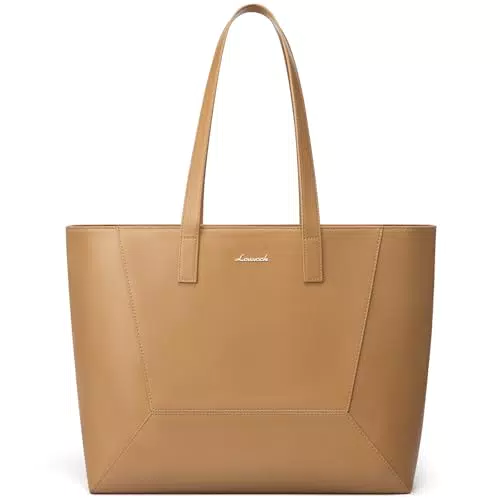 LOVEVOOK Damen Handtasche aus Leder – Elegante Shopper & Tote Bag für Büro