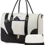LOVEVOOK Reisetasche Damen Weekender Bag mit Schuhfach und Nassfach