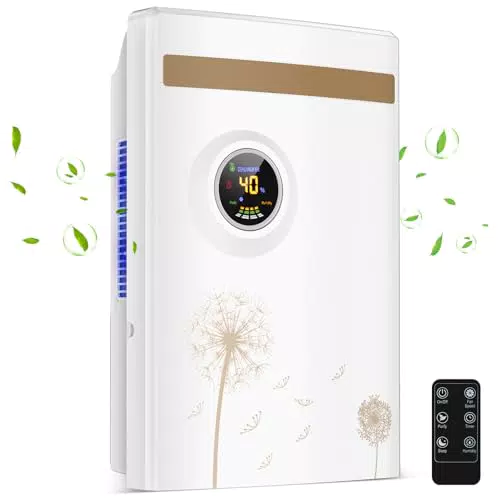 Luftentfeuchter 2200 mL mit Fernbedienung und 24h Timer – Effektive Schimmelbekämpfung