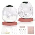 Lulia Elektrische Milchpumpe LU05 – Handsfree, 4 Modi, BPA-frei, Doppelmilchpumpe