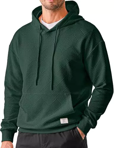 Meilicloth Kapuzenpullover Herren Langarm Hoodie Sweatjacke Baumwolle