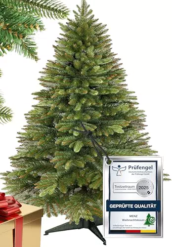 Menz Premium künstlicher Weihnachtsbaum – naturgetreu, feuerfest, langlebig