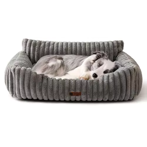 MEWOOFUN Hundesofabett – Flauschiges Katzensofabett für Hunde und Katzen