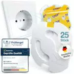 MUTKIND® Steckdosenschutz mit Drehmechanik – Kindersicherung für Steckdosen