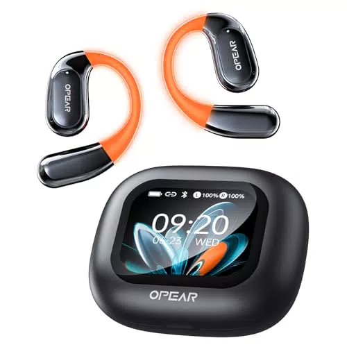 NE27 AI Übersetzer Kopfhörer mit LCD-Touchscreen, kompatibel mit iOS & Android