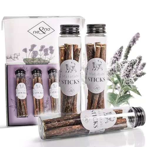 ne&no® Matatabi Sticks für Katzen – Natürliche Zahnpflege und Knabberspaß