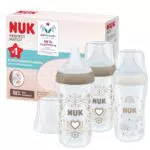 NUK Perfect Match Babyflasche 260 ml | Anti-Kolik | Temperaturkontrolle | BPA-frei