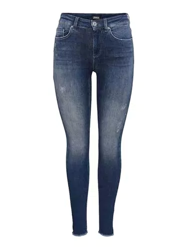 ONLY ONLBLUSH Life MID SK ANK Damen Jeans