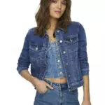 ONLY Damen Jacke Light Blue Denim