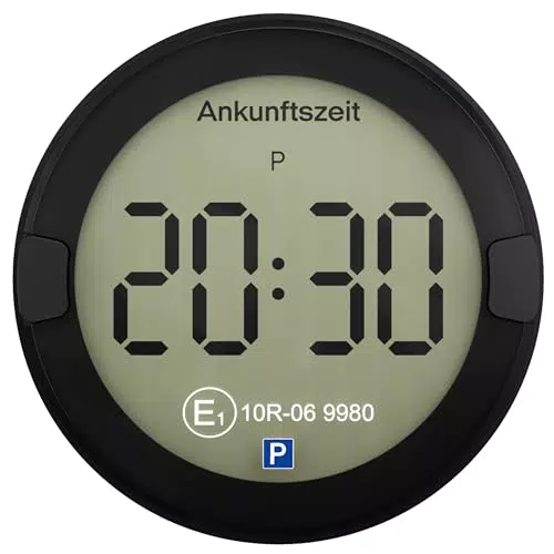 OOONO P-DISC NO2 - Elektronische Parkscheibe mit KBA-Zulassung für Autos