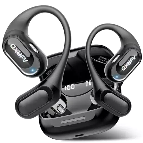Open Ear Bluetooth Kopfhörer 5.4 mit Mikrofon, HiFi-Sound, IPX7 für Sport
