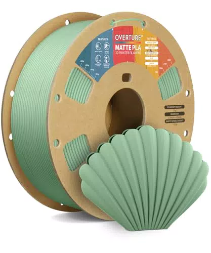 OVERTURE PLA Filament 1.75mm – Maßgenauigkeit +/- 0.02 mm, für 3D-Druck