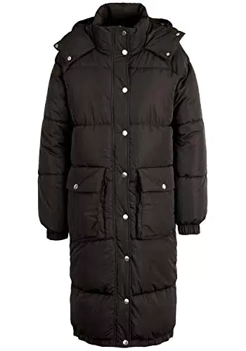 OXMO OXAlba Damen Wintermantel Parka Steppmantel mit Kapuze