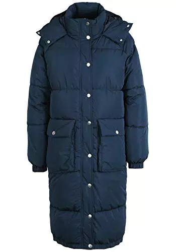 OXMO OXAlba Damen Wintermantel Parka Steppmantel mit Kapuze