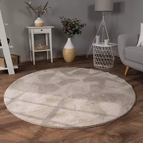 Paco Home Hochflor Teppich Wohnzimmer Flauschig Fellteppich Kunstfell Plüsch Shaggy Weich Fellimitat