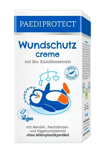 PAEDIPROTECT Wundschutzcreme für Babyhaut – Vegane Pflege ohne Parfüm und Silikone
