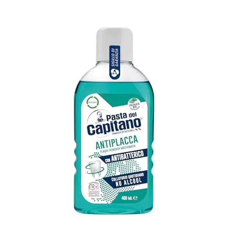 Pasta del Capitano Antiplaque Mundwasser – alkoholfrei mit antibakterieller Wirkung