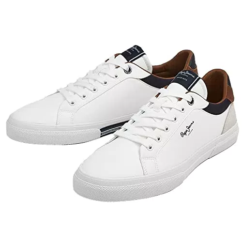 Pepe Jeans Kenton Leder Sneaker Tribunal – Trendige Turnschuhe für Damen und Herren