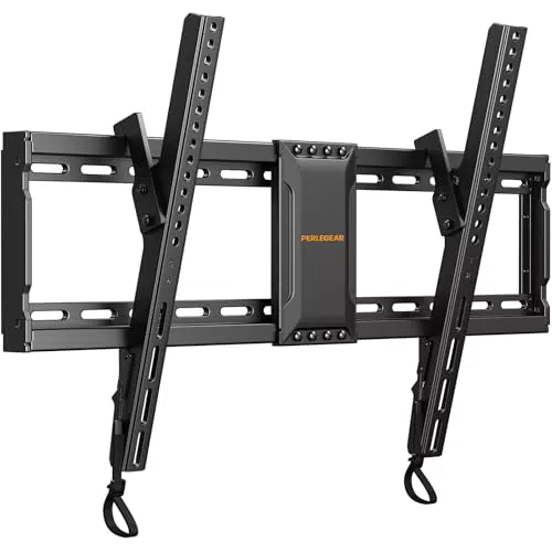 Perlegear Neigbare TV Wandhalterung für 37-82 Zoll Fernseher, Max VESA 600x400 mm