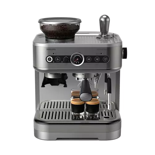 Philips Barista Brew PSA3218/01 Halbautomatische Espressomaschine mit Mahlwerk