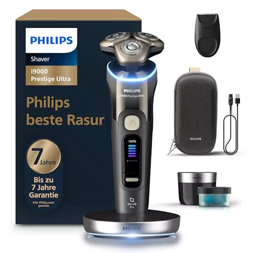 Philips Rasierer i9000 Prestige Ultra mit Druck- und Bewegungssensor, Modell XP9405/31