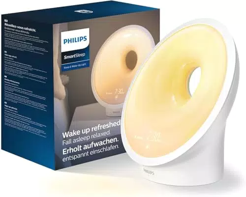 Philips Schlaf- und Aufwachlicht HF3671/01 mit SleepMapper-App und Umweltsensor