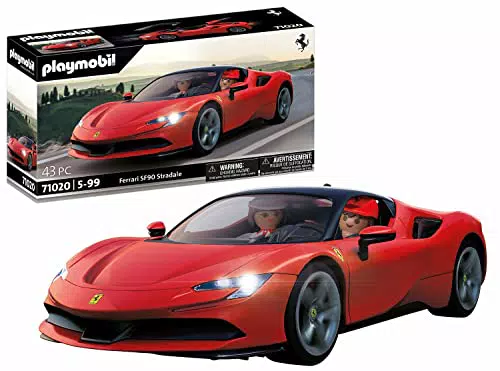 PLAYMOBIL Ferrari SF90 Stradale – Supersportwagen für Sammler und Kinder ab 5 Jahren