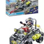 PLAYMOBIL City Action 71147 SWAT-Multi-Terrain-Quad mit SEK Speedboot für Kinder