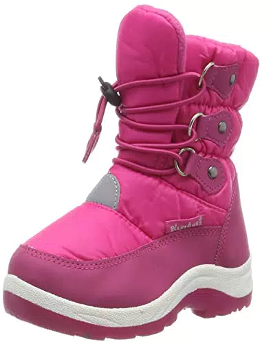 Playshoes Winter-Bootie für Kinder, gefütterte Kinder-Schneestiefel zum Schnüren