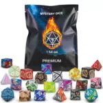 QMAY Mystery Würfel – Polyedrische Gaming Würfel für DND und Tischspiele